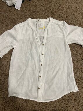 beachlunchlounge White Jemma Linen Shirt